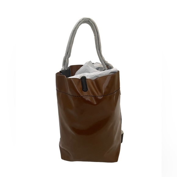 NWT Proenza Schouler White Label Sullivan bag coated canvas brown and black - Picture 2 of 16